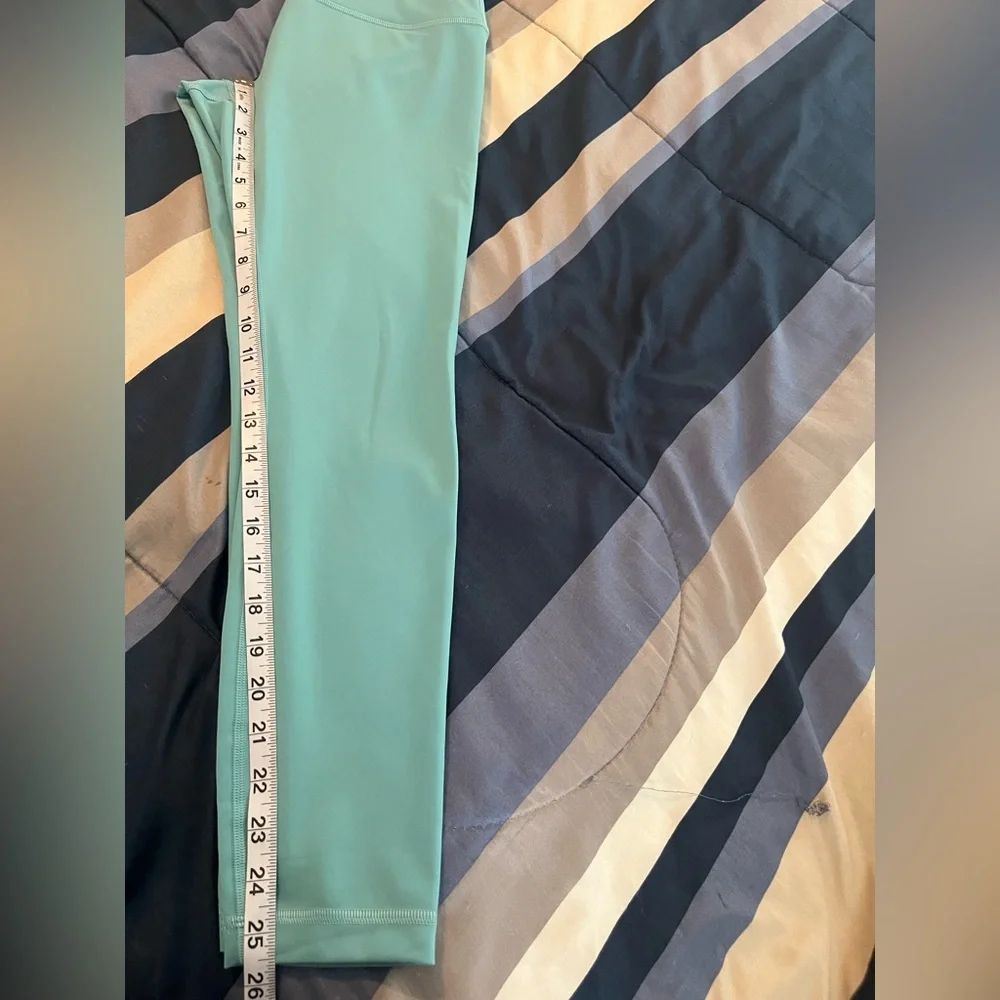 🍋 LIKE NEW Lululemon Wunder Train High-Rise Tight 25" - Tidal Teal - Sz 8 - Picture 11 of 12
